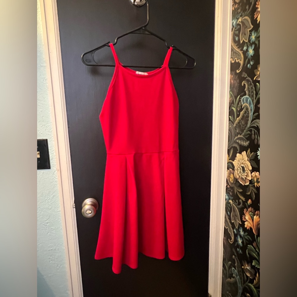 Olivia Rae red dress